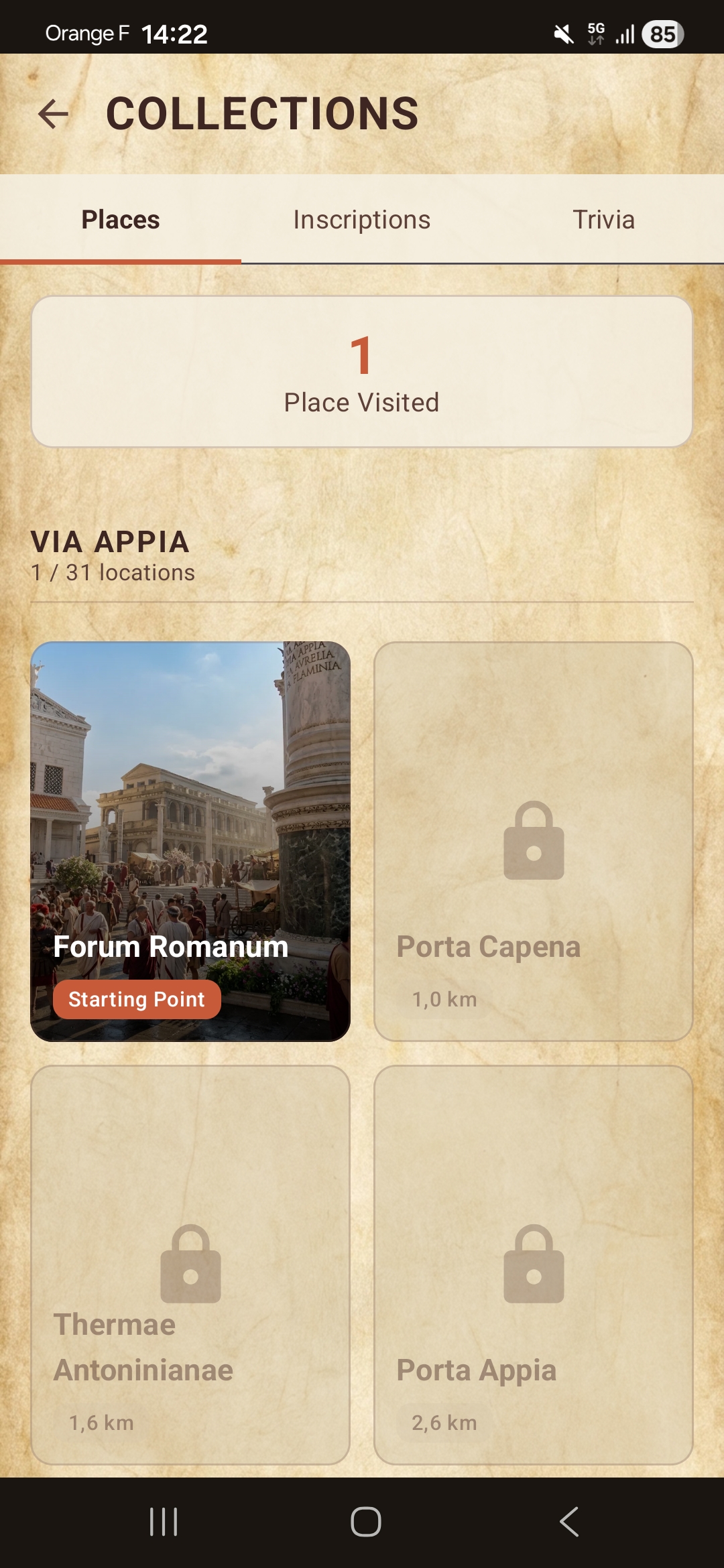 Via Romana app
